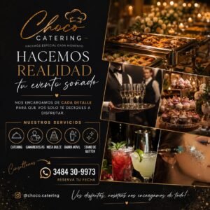 Choco Catering servicio para eventos