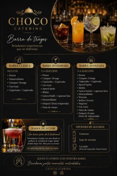 Choco Catering servicio para eventos
