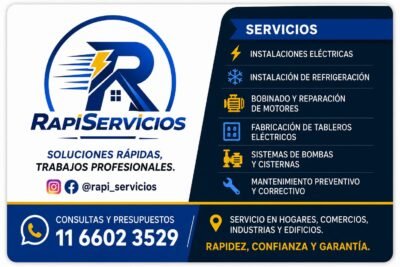 RAPI SERVICIOS - Soluciones rápidas, trabajos profesionales