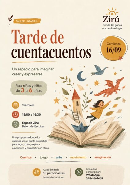 Espacio Zirú - espacio de talleres y eventos 🌿