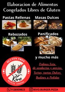 Kivo - Burger - Pizza (Congelados libres de Gluten)