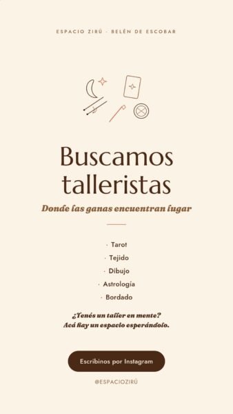 Espacio Zirú - espacio de talleres y eventos 🌿
